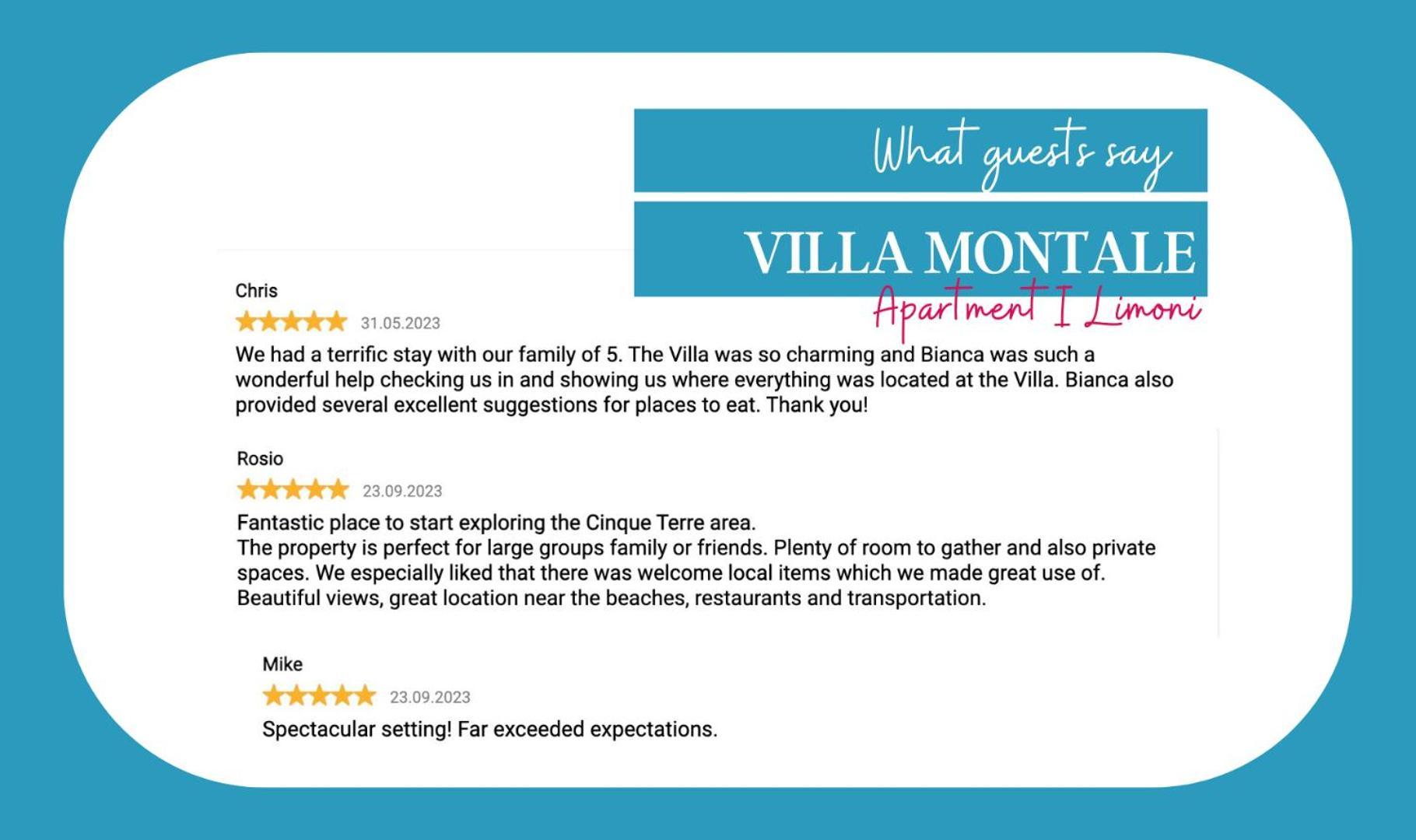 Villa Montale Apartment I Limoni Monterosso al Mare Ngoại thất bức ảnh